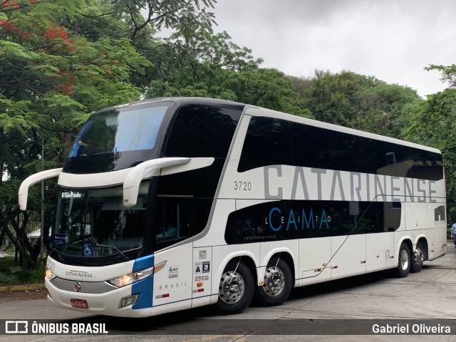 Auto Viação Catarinense 3720 na cidade de São Paulo, São Paulo, Brasil, por Gabriel Oliveira. Número da foto: #11674877.