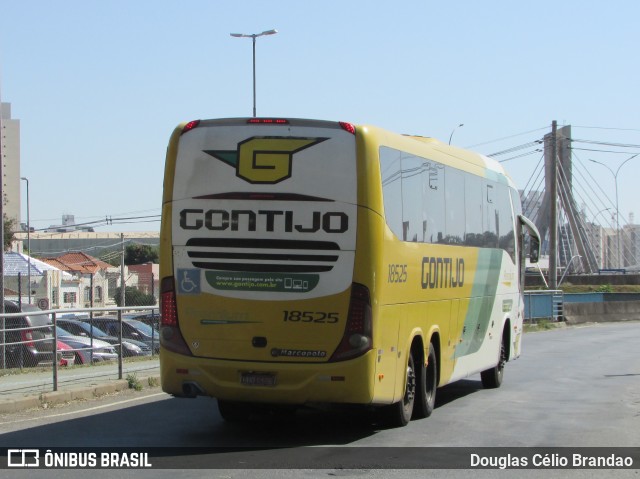 Empresa Gontijo de Transportes 18525 na cidade de Campinas, São Paulo, Brasil, por Douglas Célio Brandao. ID da foto: 11674367.