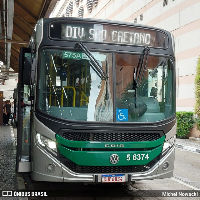 Transunião Transportes 5 6374 na cidade de São Paulo, São Paulo, Brasil, por Michel Nowacki. Número da foto: #11674476.