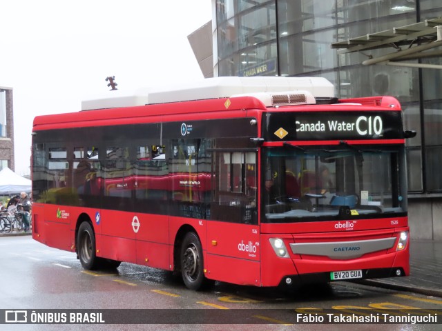 Abellio London Bus Company 1526 na cidade de London, Greater London, Inglaterra, por Fábio Takahashi Tanniguchi. Número da foto: #11675372.