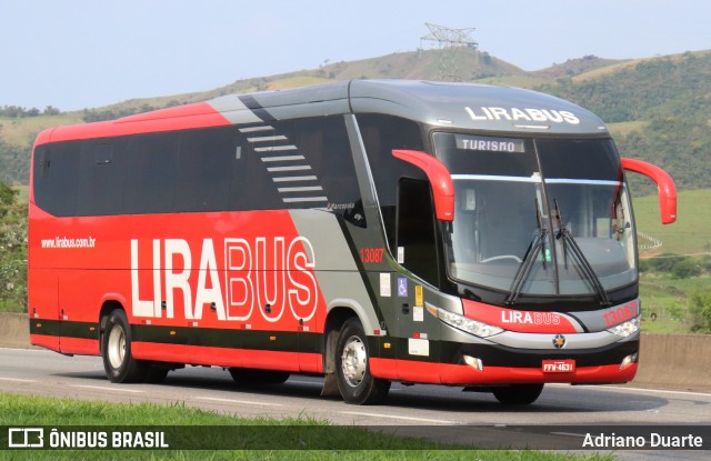 Lirabus 13087 na cidade de Roseira, São Paulo, Brasil, por Adriano Duarte. Número da foto: #11674473.