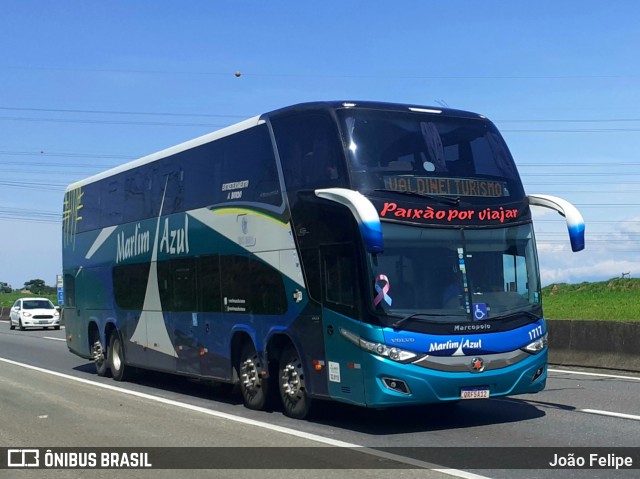 Marlim Azul Turismo 1717 na cidade de Lorena, São Paulo, Brasil, por João Felipe. Número da foto: #11673755.