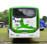 VB Transportes e Turismo 3420 na cidade de Campinas, São Paulo, Brasil, por Julio Medeiros. Número da foto: #:id.