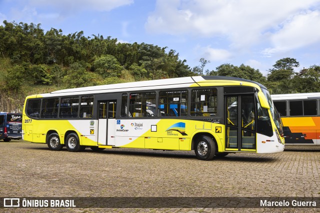 Itajaí Transportes Coletivos 2077 na cidade de Campinas, São Paulo, Brasil, por Marcelo Guerra. Número da foto: #11676109.