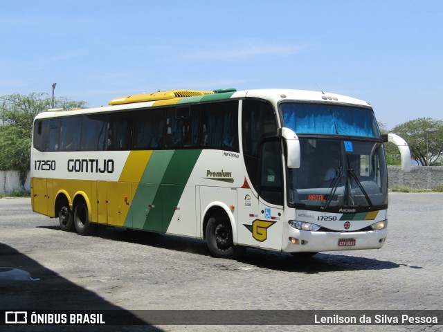 Empresa Gontijo de Transportes 17250 na cidade de Caruaru, Pernambuco, Brasil, por Lenilson da Silva Pessoa. ID da foto: 11678141.