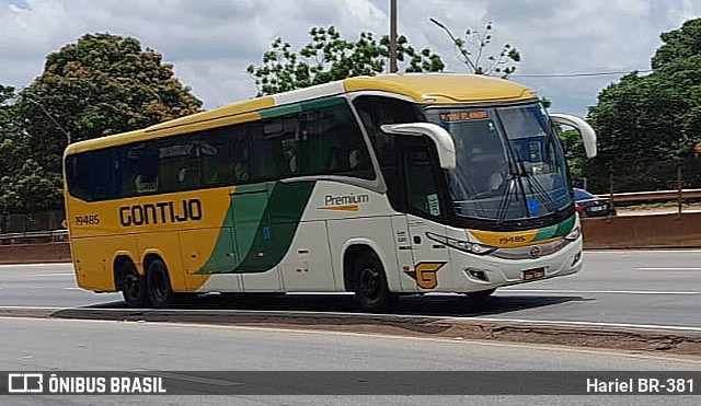 Empresa Gontijo de Transportes 19485 na cidade de Betim, Minas Gerais, Brasil, por Hariel BR-381. ID da foto: 11676123.