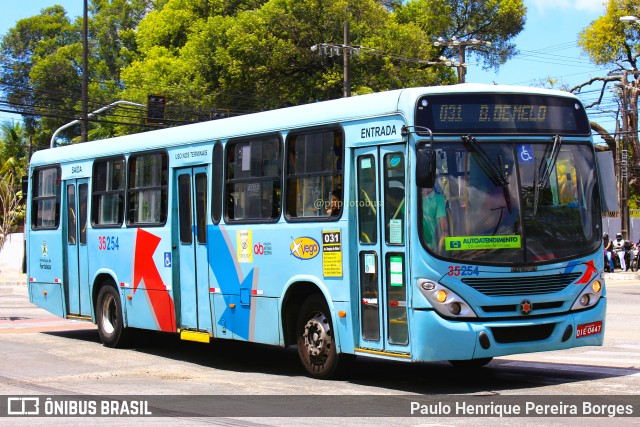 Rota Sol > Vega Transporte Urbano 35254 na cidade de Fortaleza, Ceará, Brasil, por Paulo Henrique Pereira Borges. ID da foto: 11677180.