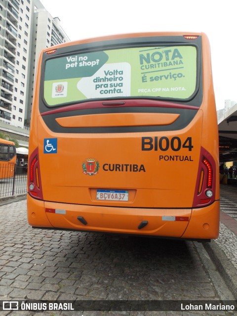 Transporte Coletivo Glória BI004 na cidade de Curitiba, Paraná, Brasil, por Lohan Mariano. Número da foto: #11676367.