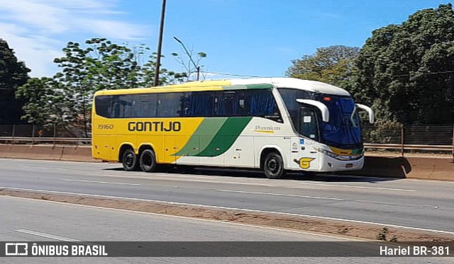 Empresa Gontijo de Transportes 19160 na cidade de Betim, Minas Gerais, Brasil, por Hariel BR-381. Número da foto: #11676187.