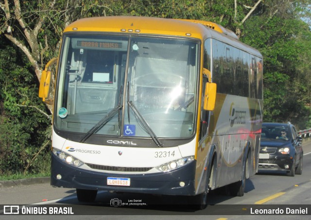 Viação Progresso 32314 na cidade de Barra do Piraí, Rio de Janeiro, Brasil, por Leonardo Daniel. ID da foto: 11677365.