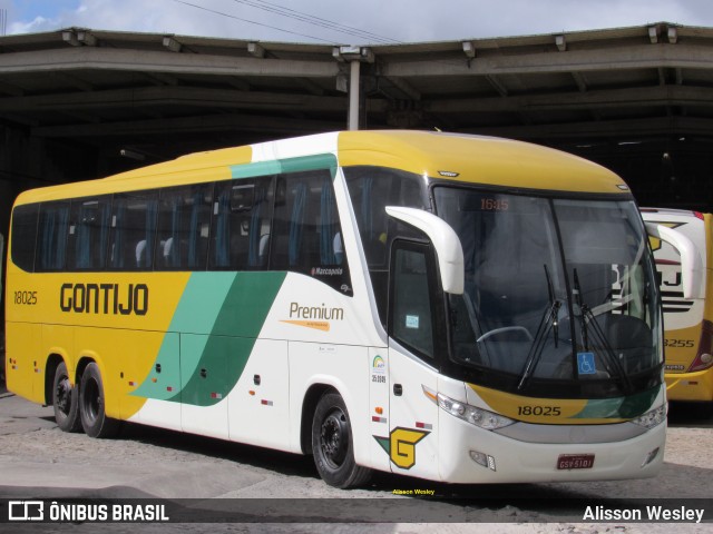 Empresa Gontijo de Transportes 18025 na cidade de Fortaleza, Ceará, Brasil, por Alisson Wesley. ID da foto: 11677161.