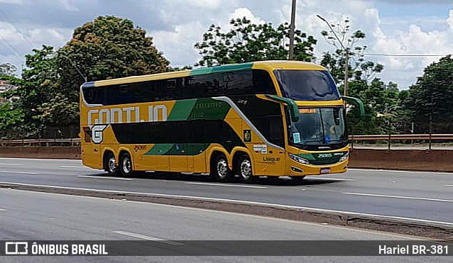 Empresa Gontijo de Transportes 25065 na cidade de Betim, Minas Gerais, Brasil, por Hariel BR-381. ID da foto: 11676148.