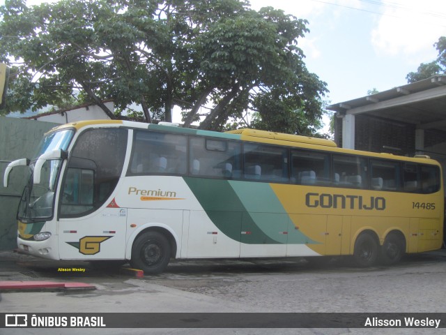 Empresa Gontijo de Transportes 14485 na cidade de Fortaleza, Ceará, Brasil, por Alisson Wesley. ID da foto: 11676975.