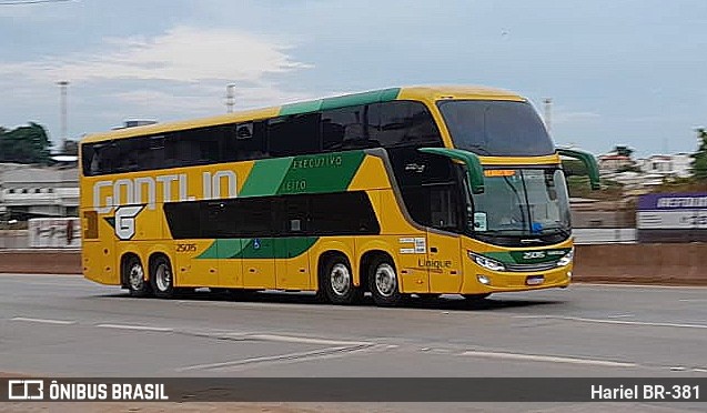 Empresa Gontijo de Transportes 25015 na cidade de Betim, Minas Gerais, Brasil, por Hariel BR-381. Número da foto: #11676196.