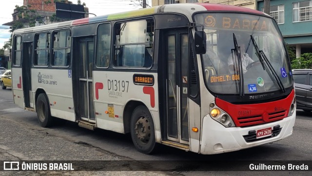 Transportes Barra D13197 na cidade de Rio de Janeiro, Rio de Janeiro, Brasil, por Guilherme Breda. Número da foto: #11676506.