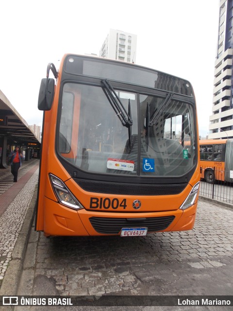 Transporte Coletivo Glória BI004 na cidade de Curitiba, Paraná, Brasil, por Lohan Mariano. ID da foto: 11676371.