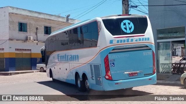 Emtram 5170 na cidade de Barra da Estiva, Bahia, Brasil, por Flávio  Santos. ID da foto: 11676391.