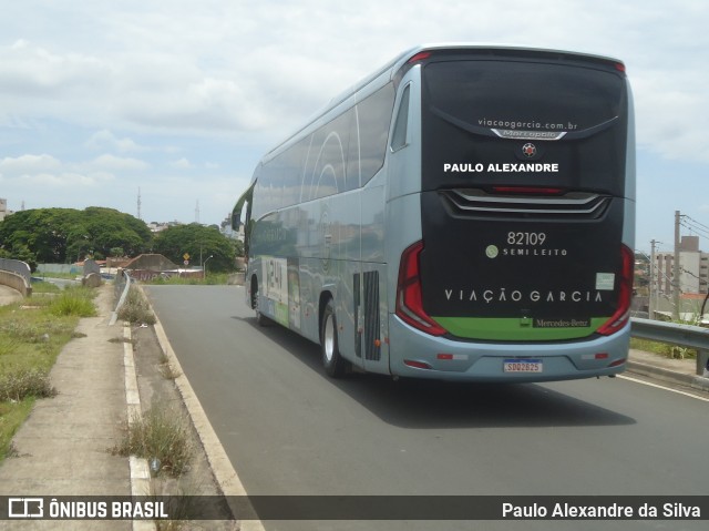 Viação Garcia 82109 na cidade de Campinas, São Paulo, Brasil, por Paulo Alexandre da Silva. ID da foto: 11679953.