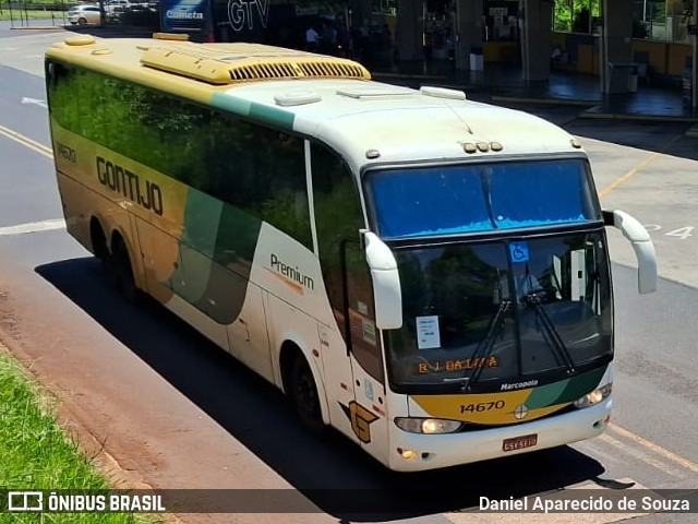 Empresa Gontijo de Transportes 14670 na cidade de Ribeirão Preto, São Paulo, Brasil, por Daniel Aparecido de Souza. ID da foto: 11679267.