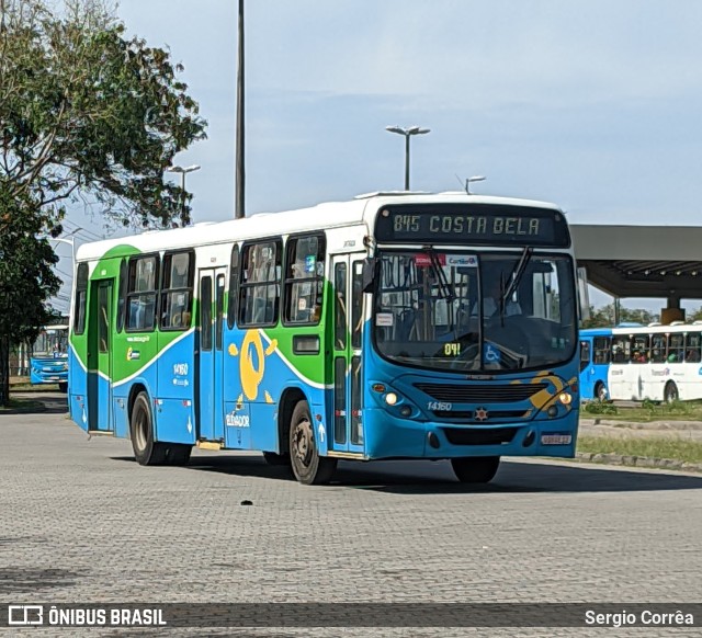 Serramar Transporte Coletivo 14160 na cidade de Serra, Espírito Santo, Brasil, por Sergio Corrêa. ID da foto: 11680356.