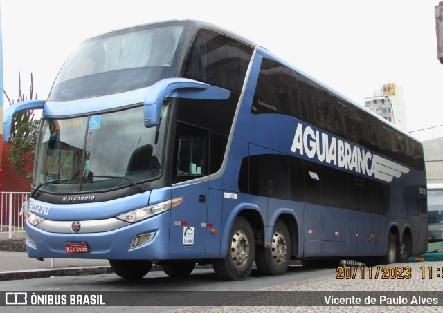 Viação Águia Branca 50270 na cidade de Belo Horizonte, Minas Gerais, Brasil, por Vicente de Paulo Alves. ID da foto: 11679109.