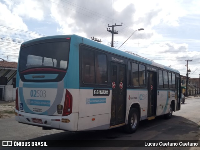 Viação Fortaleza 02503 na cidade de Fortaleza, Ceará, Brasil, por Lucas Caetano. Número da foto: #11678552.