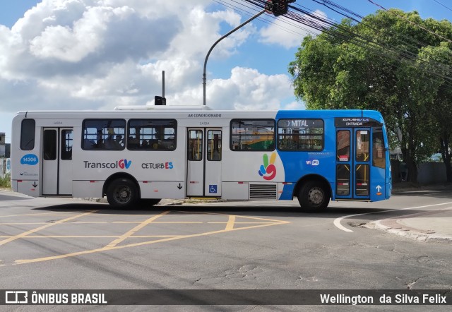 Serramar Transporte Coletivo 14306 na cidade de Serra, Espírito Santo, Brasil, por Wellington  da Silva Felix. ID da foto: 11678833.