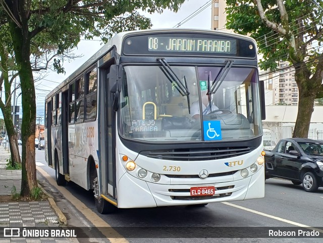 JTU - Jacareí Transporte Urbano 2.730 na cidade de Jacareí, São Paulo, Brasil, por Robson Prado. ID da foto: 11679984.