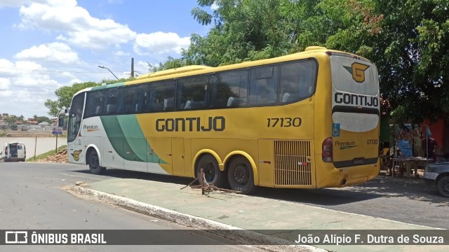 Empresa Gontijo de Transportes 17130 na cidade de Matias Cardoso, Minas Gerais, Brasil, por João Alípio F. Dutra de Souza. ID da foto: 11678964.