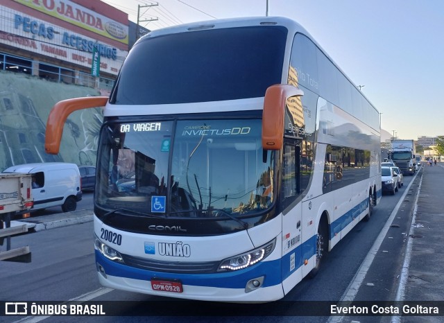 Expresso União 20020 na cidade de Cariacica, Espírito Santo, Brasil, por Everton Costa Goltara. Número da foto: #11680407.