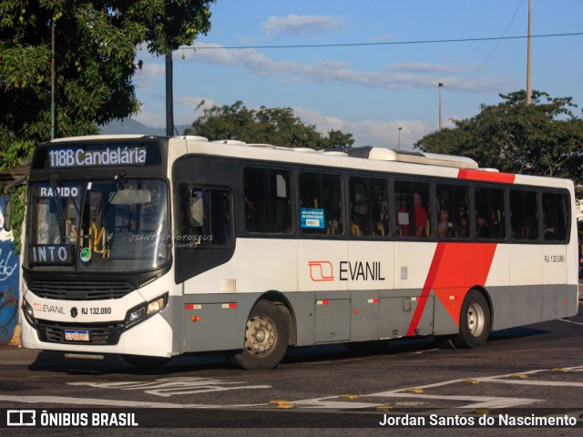 Evanil Transportes e Turismo RJ 132.080 na cidade de Rio de Janeiro, Rio de Janeiro, Brasil, por Jordan Santos do Nascimento. Número da foto: #11679200.