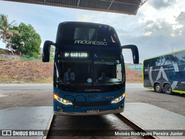 Auto Viação Progresso 6029 na cidade de São Luís, Maranhão, Brasil, por Moisés Rodrigues Pereira Junior. ID da foto: 11681375.