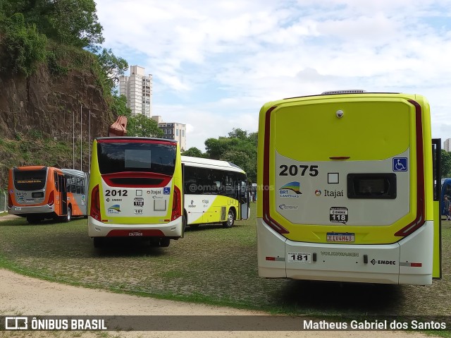 Itajaí Transportes Coletivos 2075 na cidade de Campinas, São Paulo, Brasil, por Matheus Gabriel dos Santos. ID da foto: 11682804.