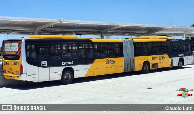 Mobi Rio E901062 na cidade de Rio de Janeiro, Rio de Janeiro, Brasil, por Claudio Luiz. Número da foto: #11683013.