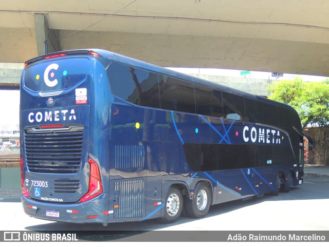 Viação Cometa 723003 na cidade de Belo Horizonte, Minas Gerais, Brasil, por Adão Raimundo Marcelino. ID da foto: 11682186.