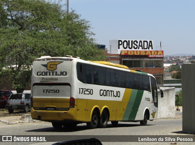 Empresa Gontijo de Transportes 17250 na cidade de Caruaru, Pernambuco, Brasil, por Lenilson da Silva Pessoa. ID da foto: 11682807.