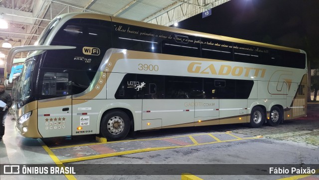 Auto Viação Gadotti 3900 na cidade de Balneário Camboriú, Santa Catarina, Brasil, por Fábio Paixão. ID da foto: 11681361.