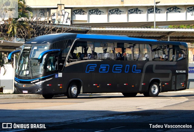 Fácil Transportes e Turismo RJ 140.046 na cidade de Rio de Janeiro, Rio de Janeiro, Brasil, por Tadeu Vasconcelos. ID da foto: 11681356.