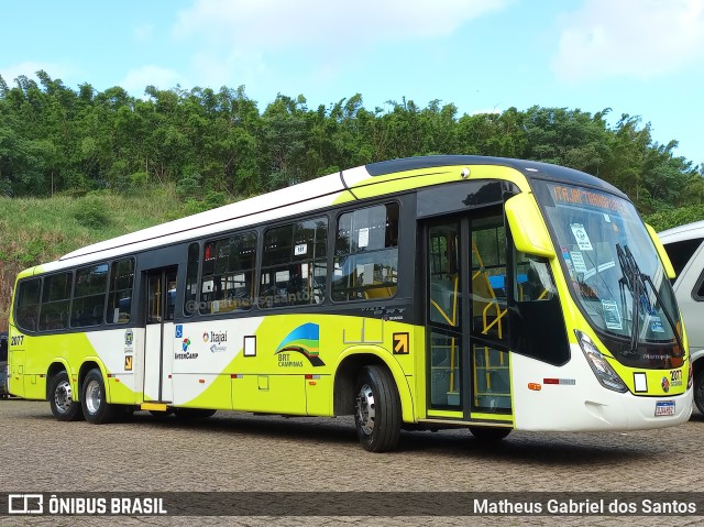 Itajaí Transportes Coletivos 2077 na cidade de Campinas, São Paulo, Brasil, por Matheus Gabriel dos Santos. Número da foto: #11682837.