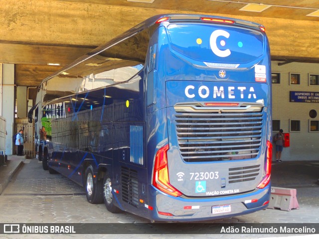 Viação Cometa 723003 na cidade de Belo Horizonte, Minas Gerais, Brasil, por Adão Raimundo Marcelino. ID da foto: 11682151.