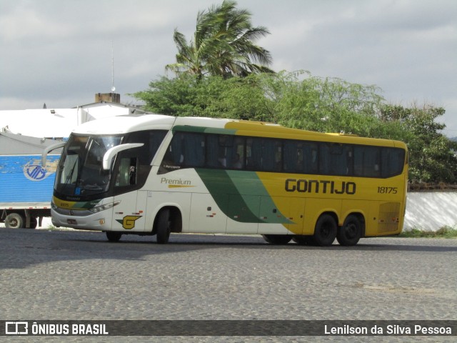 Empresa Gontijo de Transportes 18175 na cidade de Caruaru, Pernambuco, Brasil, por Lenilson da Silva Pessoa. ID da foto: 11682884.