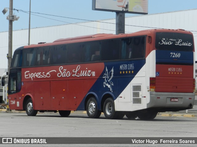 Expresso São Luiz 7260 na cidade de Goiânia, Goiás, Brasil, por Victor Hugo  Ferreira Soares. Número da foto: #11683824.