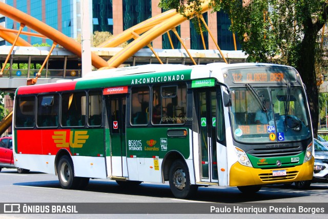 Viação Nossa Senhora de Lourdes B58015 na cidade de Rio de Janeiro, Rio de Janeiro, Brasil, por Paulo Henrique Pereira Borges. Número da foto: #11684793.