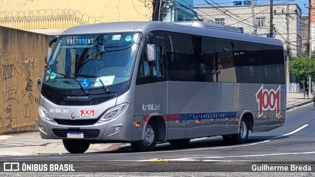 Auto Viação 1001 RJ 108.361 na cidade de Rio de Janeiro, Rio de Janeiro, Brasil, por Guilherme Breda. Número da foto: #11683466.
