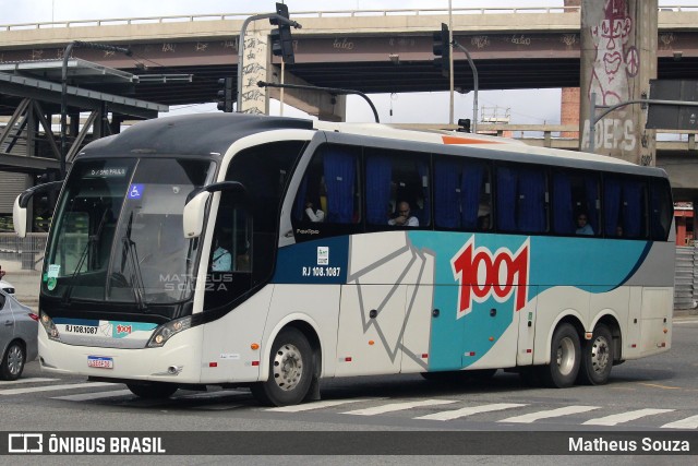 Auto Viação 1001 RJ 108.1087 na cidade de Rio de Janeiro, Rio de Janeiro, Brasil, por Matheus Souza. ID da foto: 11685062.