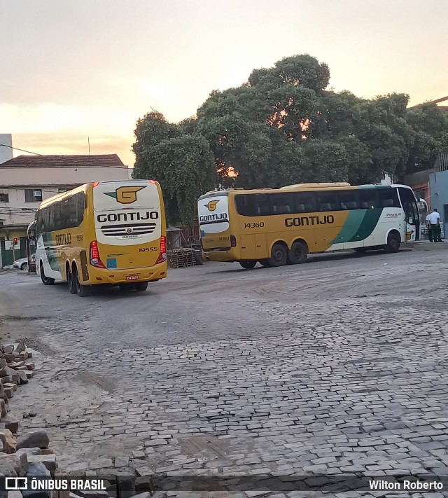 Empresa Gontijo de Transportes 19555 na cidade de Governador Valadares, Minas Gerais, Brasil, por Wilton Roberto. Número da foto: #11684637.