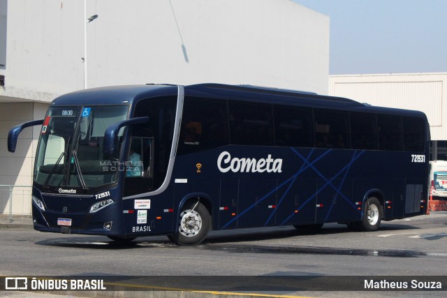 Viação Cometa 721531 na cidade de Rio de Janeiro, Rio de Janeiro, Brasil, por Matheus Souza. ID da foto: 11685096.