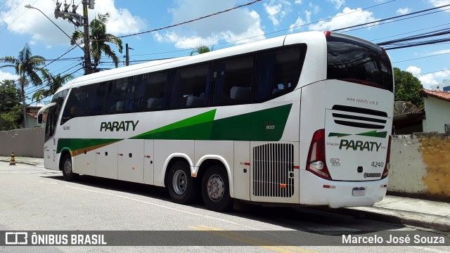 Viação Paraty 4240 na cidade de São José dos Campos, São Paulo, Brasil, por Marcelo José Souza. Número da foto: #11683354.