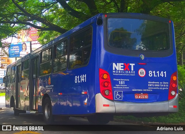 Next Mobilidade - ABC Sistema de Transporte 81.141 na cidade de Santo André, São Paulo, Brasil, por Adriano Luis. Número da foto: #11684057.