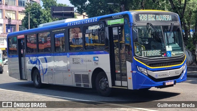 Viação Vila Real B11557 na cidade de Rio de Janeiro, Rio de Janeiro, Brasil, por Guilherme Breda. Número da foto: #11684618.